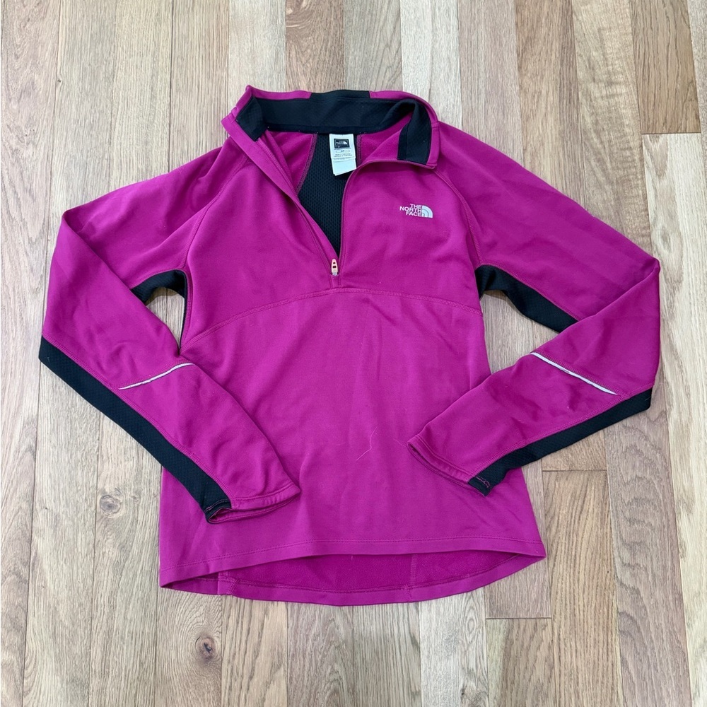 💖 The North Face Flight Series Raspberry ¼ Zip Pullover -Size Small 🖤